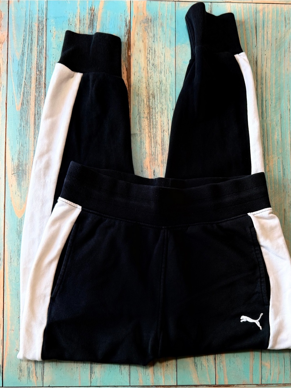 Puma Black & White women sweatpants Track Joggers